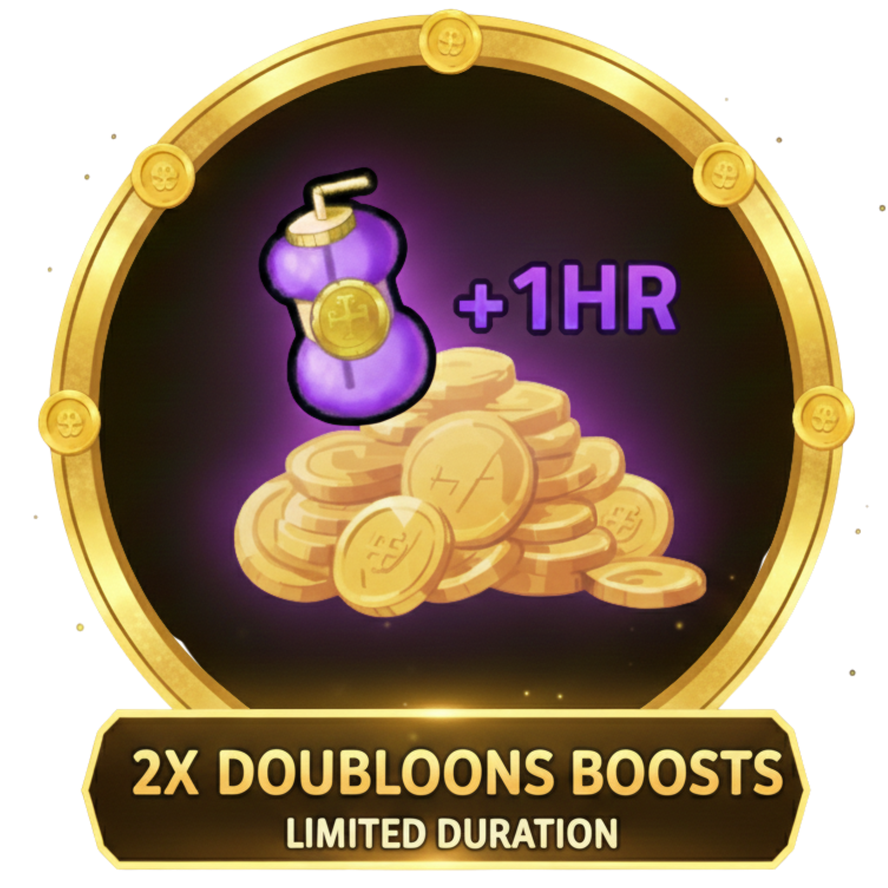 2x Doubloons Boosts + 1hr