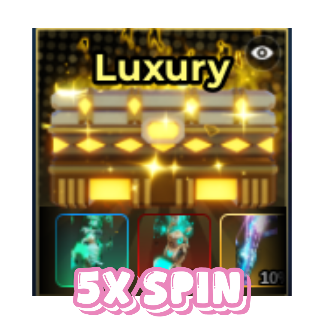LUXURY SKIN CRATE (5X SPIN)