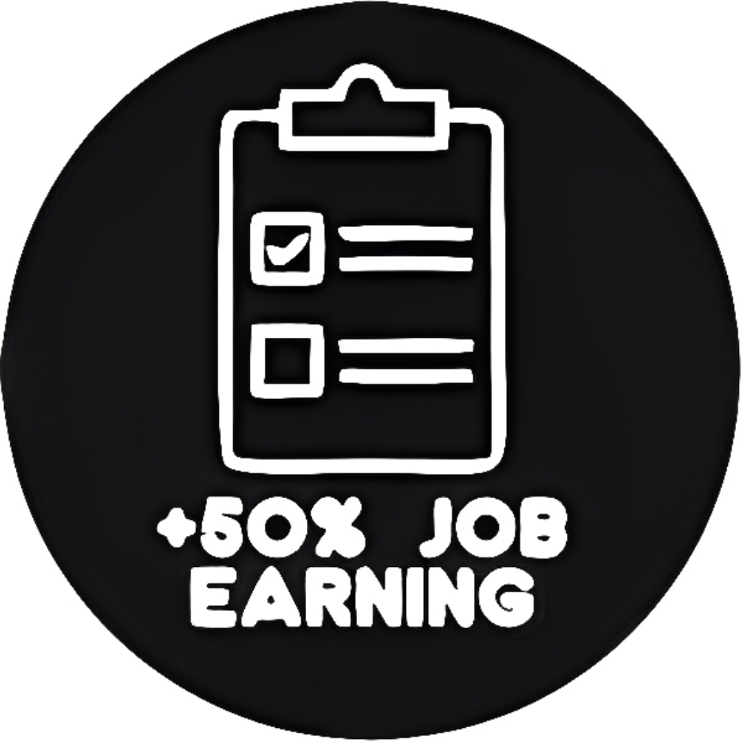 +50% Job Earning