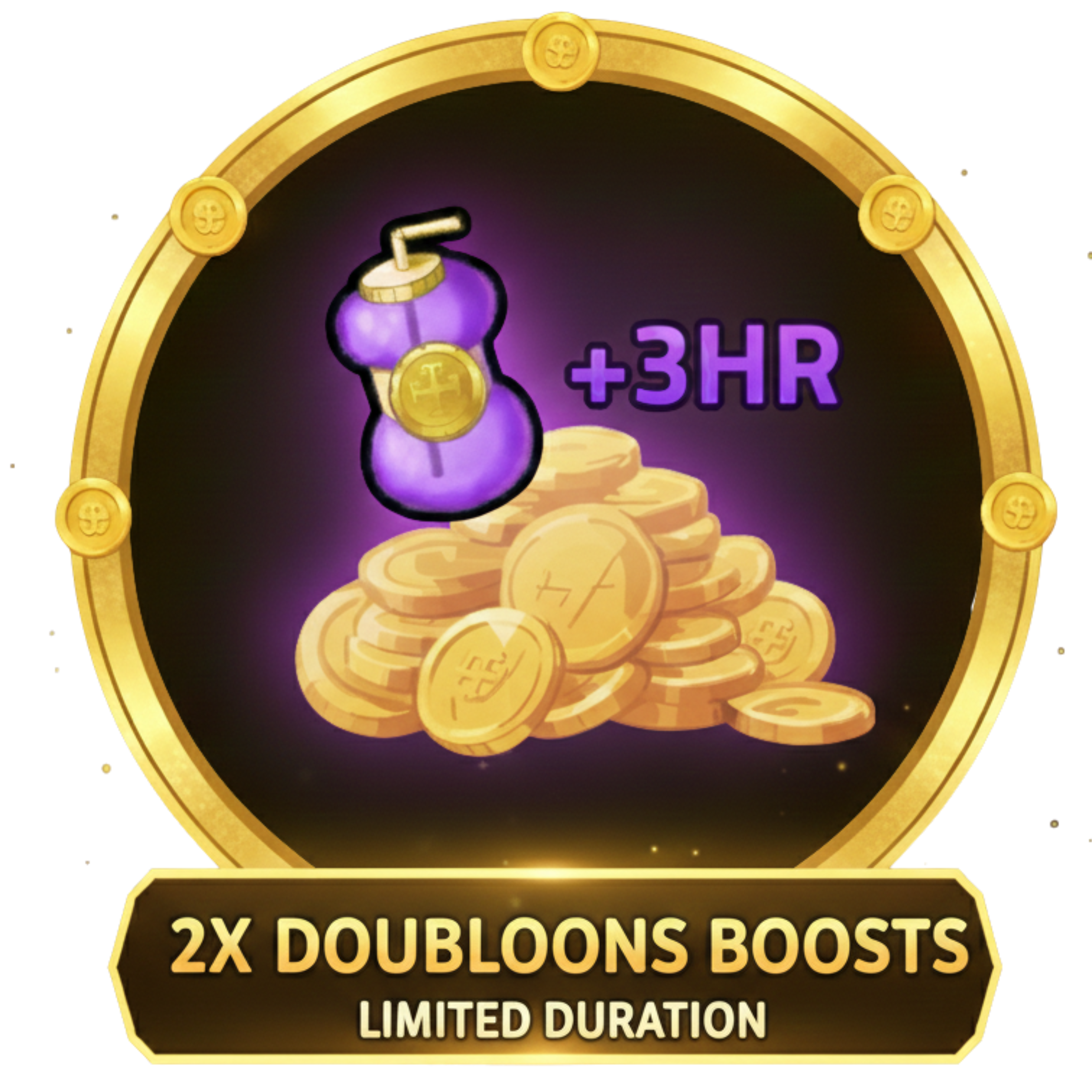 2x Doubloons Boosts + 3HR