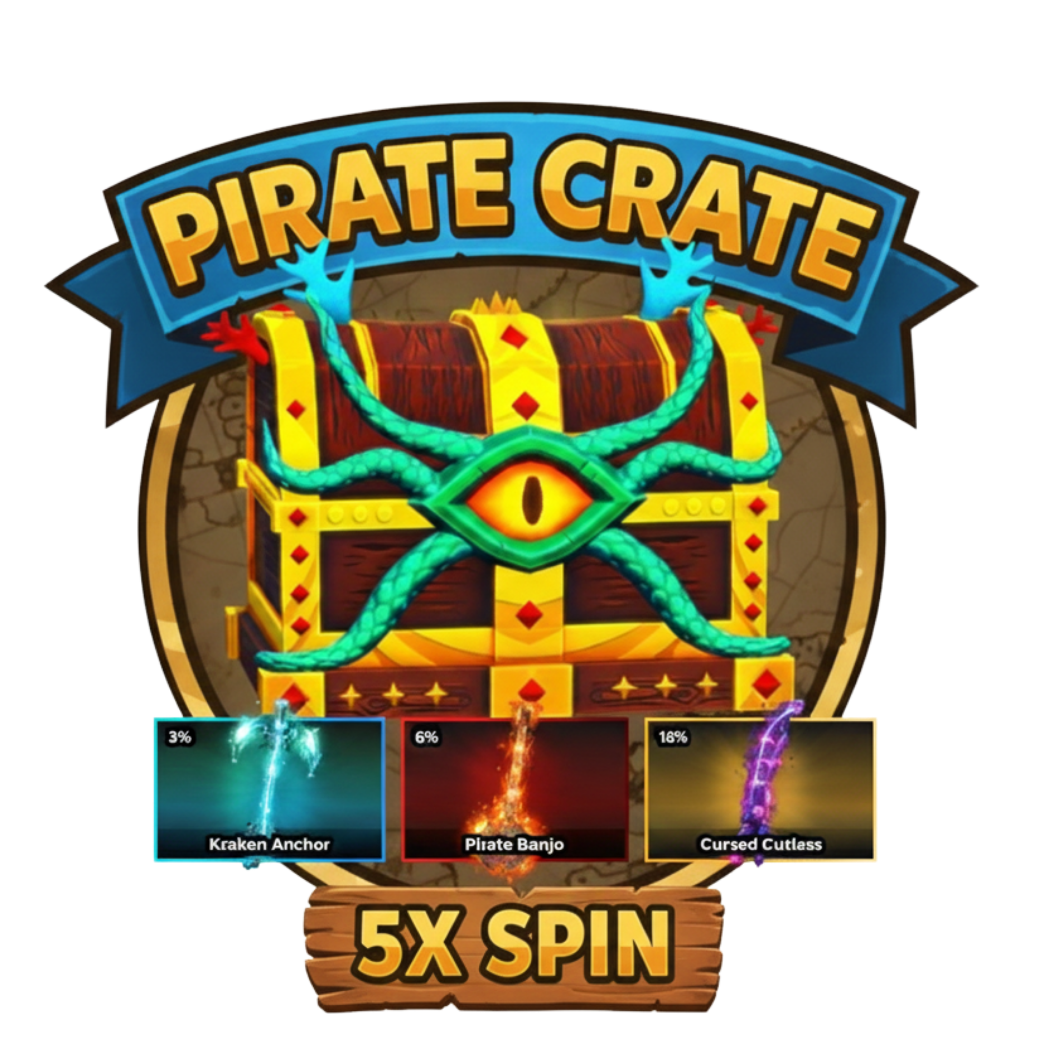 PIRATE CRATE 5X SPIN